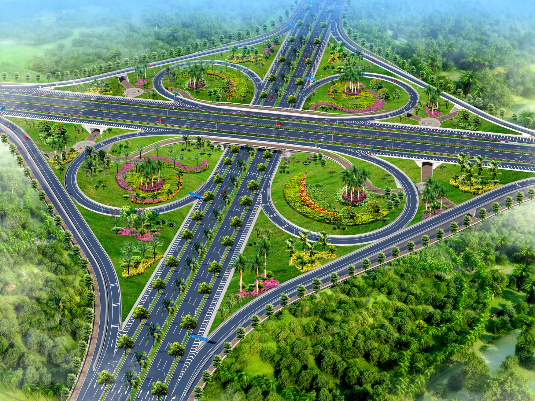 福州分公司中标海南省海口市椰海大道和 东线高速互通立交工程项目