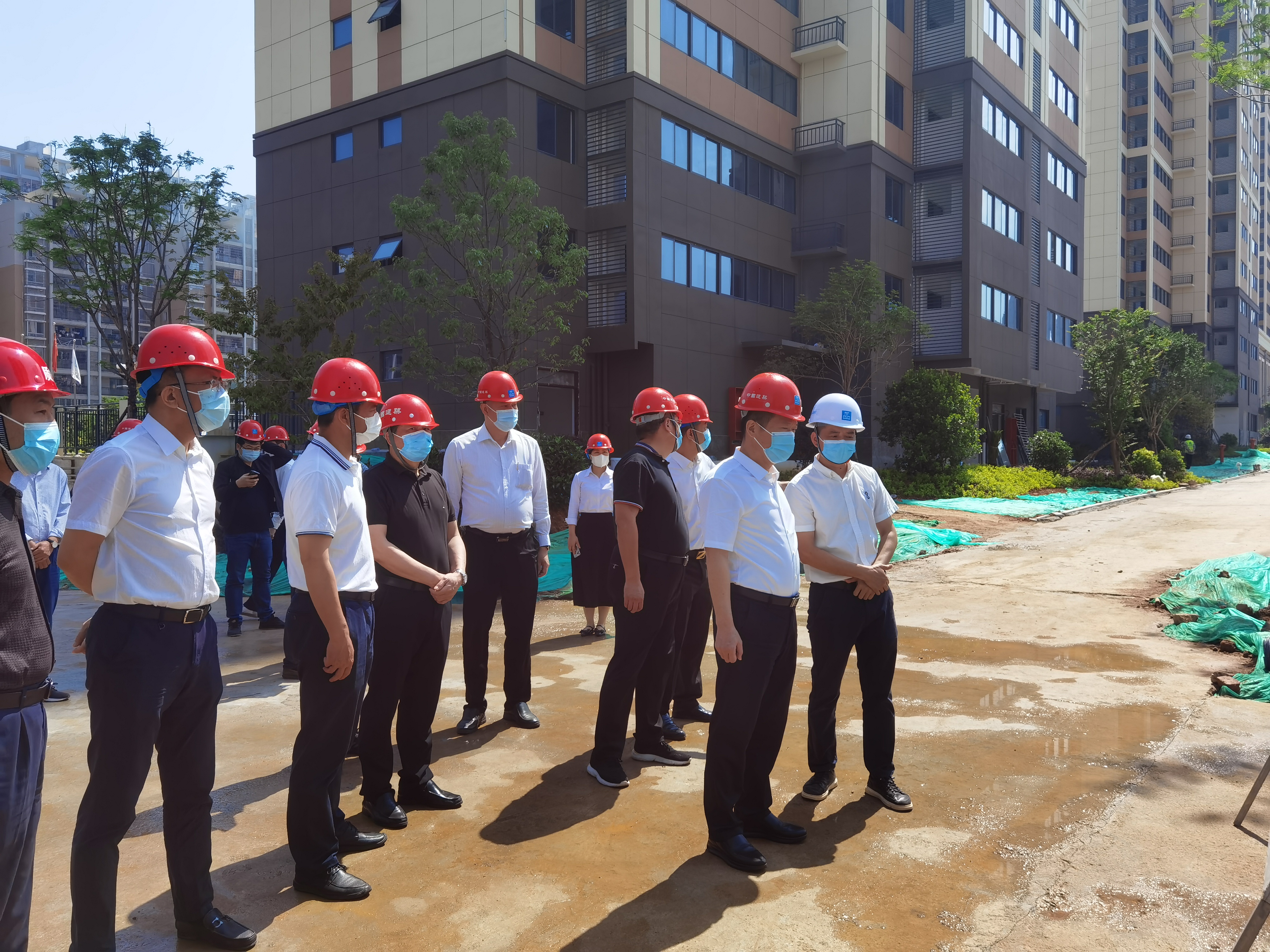 漳州市副市长潘全胜率队调研长福安置房项目