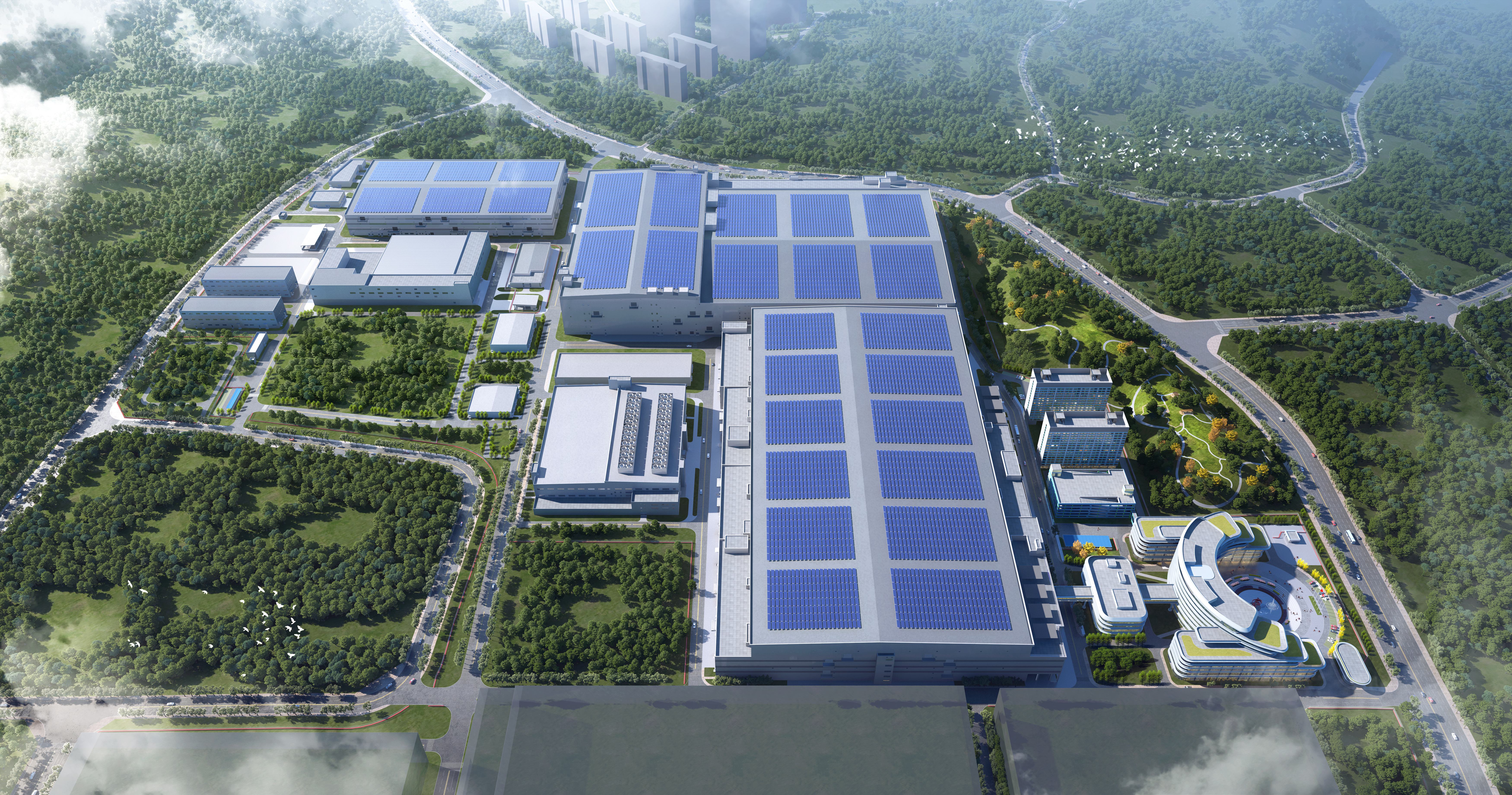 广州华星光电项目f标段30号停车楼提前封顶